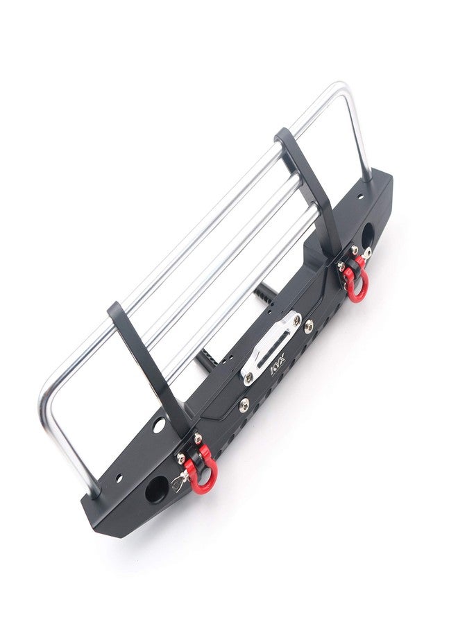 KYX Racing Alloy Front Bumper with LED Lights Upgrades Parts Accessories for RC Crawler Car Axial SCX10 II 90046 Traxxas TRX4 TRX-4 Redcat Gen8 Scout II - Image 5